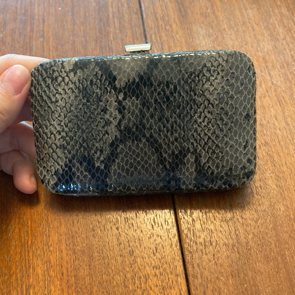 latico Leather Snake Print Card Holder - Picture 3 of 6